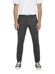 ONLY & SONS Chinohose Dunkelgrau/Hellgrau/Khaki/Grau