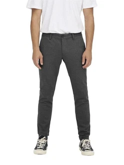 ONLY & SONS Chinohose Dunkelgrau/Hellgrau/Khaki/Grau ONLY & SONS Chinohose Dunkelgrau/Hellgrau/Khaki/Grau