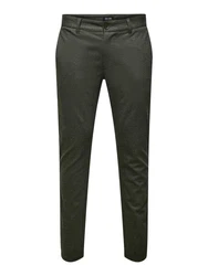 ONLY & SONS Chinohose Khaki/Dunkelgrün/Grün