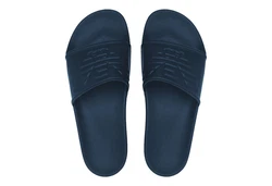 Emporio Armani Underwear Slippers Badepantolette mit Markenlogo Dunkelblau/Blau/Hellblau