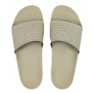 Emporio Armani Underwear Slippers Badepantolette mit Markenlogo