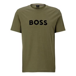 T-Shirt T-Shirt RN mit groem Markenprint auf der Brust