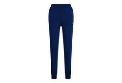 HUGO Loungehose Labelled Pants Dunkelblau/Blau