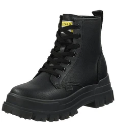 Stiefelette Lederimitat Schnrstiefelette