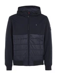Tommy Hilfiger Steppjacke CL MIX MEDIA HOODED JACKET Dunkelblau