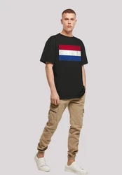 F4NT4STIC T-Shirt Netherlands Niederlande Holland Flagge Print Schwarz/Mischfarben