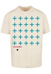 F4NT4STIC T-Shirt Kreuze Print Blau