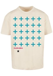 T-Shirt Kreuze Blau Print