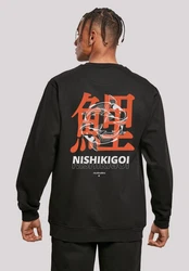 F4NT4STIC Kapuzenpullover Nishikigoi Koi Japan Grafik Print Schwarz/Rot/Gelb