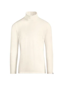 Trigema Rollkragenshirt Weiß/Beige/Khaki/Creme