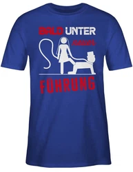 Shirtracer T-Shirt Bald unter neuer Führung JGA Männer Braun/Blau
