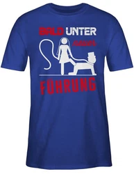 Shirtracer T-Shirt Bald unter neuer Führung JGA Männer Braun/Blau
