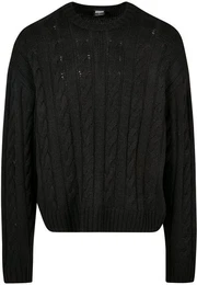 Rundhalspullover Herren Boxy Sweater (1-tlg)