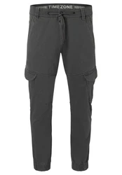 Timezone Cargohose Regular Brooklyntz Dunkelgrau/Khaki/Hellgrau/Dunkelgrün/Grau