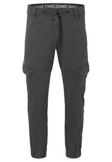 Timezone Cargohose Regular Brooklyntz Dunkelgrau/Khaki/Hellgrau/Dunkelgrün/Grau