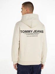 Tommy Jeans Kapuzensweatshirt TJM REG ENTRY GRAPHIC HOODIE Khaki/Beige/Braun