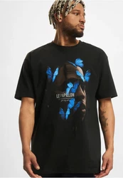 Mister Tee Herren Le Papillon Tee Schwarz/Braun/Rot/Orange