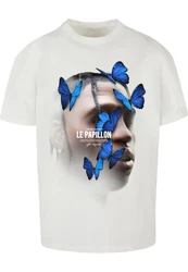 Mister Tee Herren Le Papillon Tee Schwarz/Braun/Rot/Orange