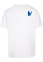 Mister Tee Herren Le Papillon Tee Weiß/Blau/Hellblau