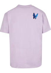 Mister Tee Herren Le Papillon Tee Lila