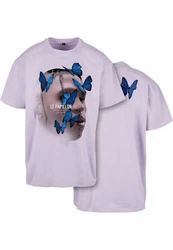 Mister Tee Herren Le Papillon Tee Lila