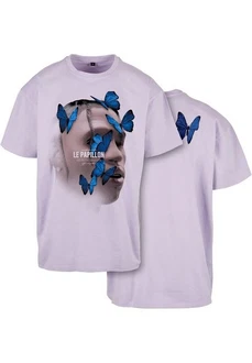 Mister Tee Herren Le Papillon Tee Lila