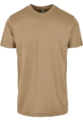 URBAN CLASSICS T-Shirt Urban Classics Herren Basic Tee Khaki/Braun