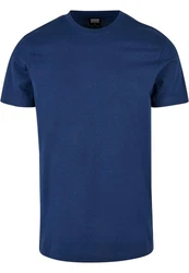 URBAN CLASSICS T-Shirt Urban Classics Herren Basic Tee Dunkelblau/Blau