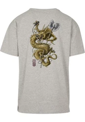 Wu Wear T-Shirt Dragon Tee Hellgrau/Grau/Lila/Rosa/Dunkelgrau/Gold