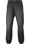 URBAN CLASSICS Funktionshose Loose Fit Jeans Dunkelgrau/Grau/Hellgrau