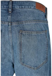 URBAN CLASSICS Herren Cropped Tapered Jeans Blau/Hellblau/Fliederfarben