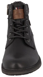 TOM TAILOR Schnürstiefel Winterboots Schwarz