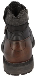 TOM TAILOR Schnürstiefel Winterboots Schwarz