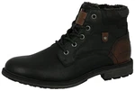 TOM TAILOR Schnürstiefel Winterboots Schwarz