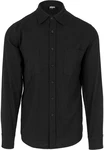 URBAN CLASSICS T-Shirt Urban Classics Herren Checked Flanell Shirt Schwarz