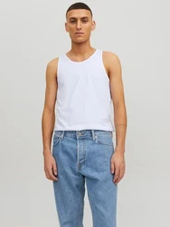 Jack & Jones T-Shirt JACBASIC (2er PACK) Grau/Weiß/Hellgrau/Creme