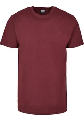 URBAN CLASSICS T-Shirt Urban Classics Herren Basic Tee Dunkelrot/Bordeaux/Rot