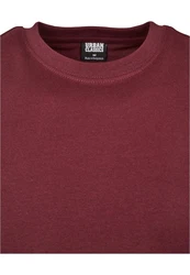 URBAN CLASSICS T-Shirt Urban Classics Herren Basic Tee Dunkelrot/Bordeaux/Rot