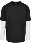 URBAN CLASSICS T-Shirt Urban Classics Herren Oversized Shaped Double Layer LS Tee 