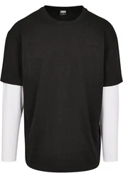 URBAN CLASSICS T-Shirt Urban Classics Herren Oversized Shaped Double Layer LS Tee 