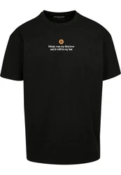 MisterTee K-Pop Heavy Oversize Tee (1-tlg) Schwarz