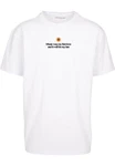 MisterTee K-Pop Heavy Oversize Tee (1-tlg) Weiß/Creme/Gelb