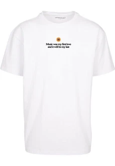 MisterTee K-Pop Heavy Oversize Tee (1-tlg) Weiß/Creme/Gelb