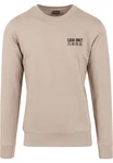 MisterTee Rundhalspullover Cash Only Crewneck Khaki/Beige/Braun/Grau