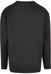 URBAN CLASSICS Henley Longsleeve Schwarz/Dunkelgrau/Dunkelgrün/Grau