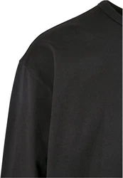 URBAN CLASSICS Henley Longsleeve Schwarz/Dunkelgrau/Dunkelgrün/Grau