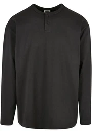 Longsleeve Herren Organic Oversized Henley Longsleeve (1-tlg)
