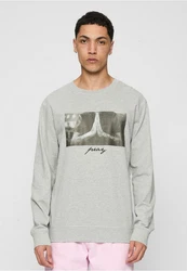 MisterTee Rundhalspullover Pray Crewneck Grau