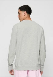 MisterTee Rundhalspullover Pray Crewneck Grau