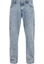 URBAN CLASSICS Funktionshose Loose Fit Jeans Hellblau/Blau/Grau